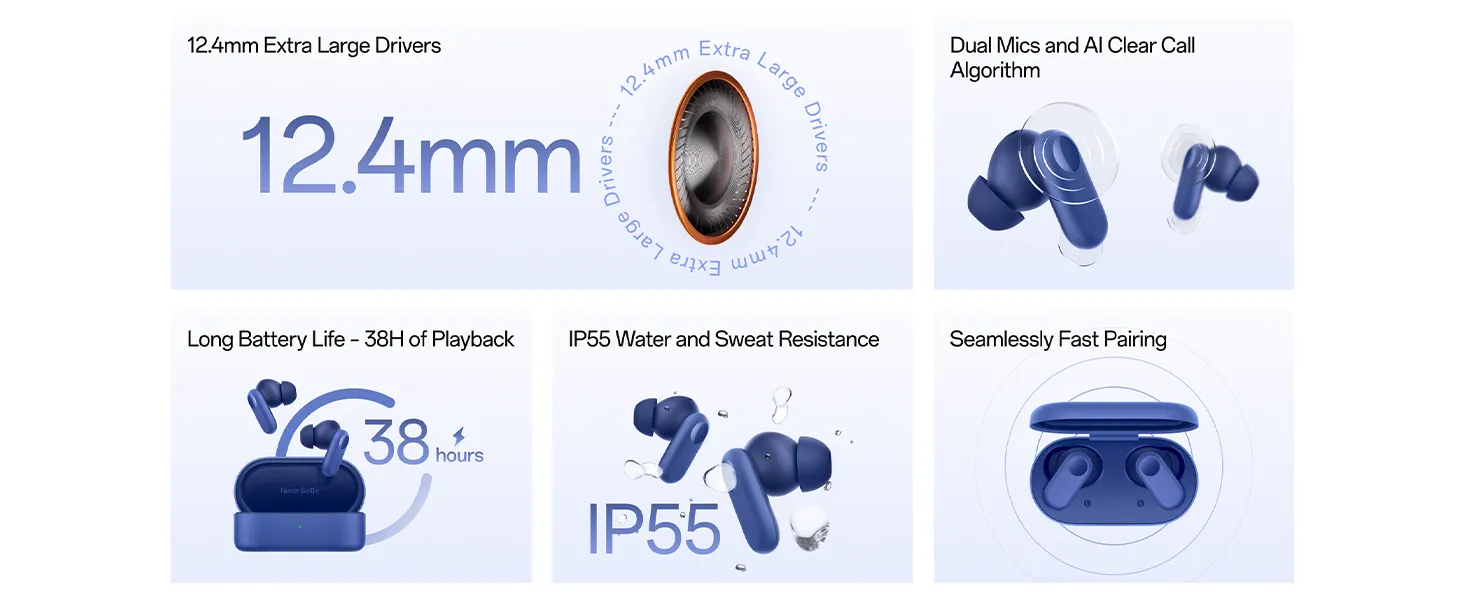 OnePlus Nord Buds 2r True Wireless Earbuds