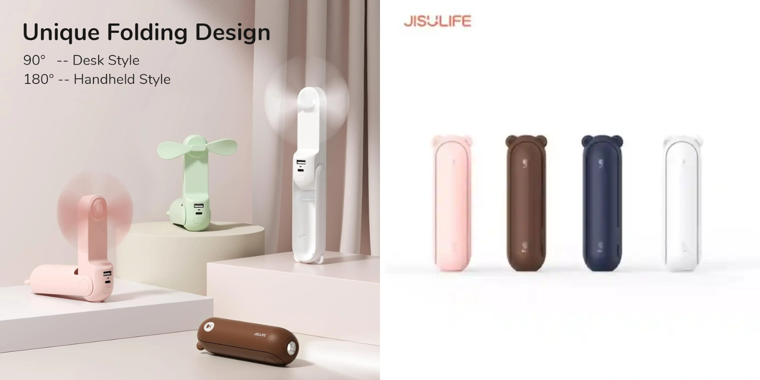 JISULIFE F8 Handheld Mini Fan 