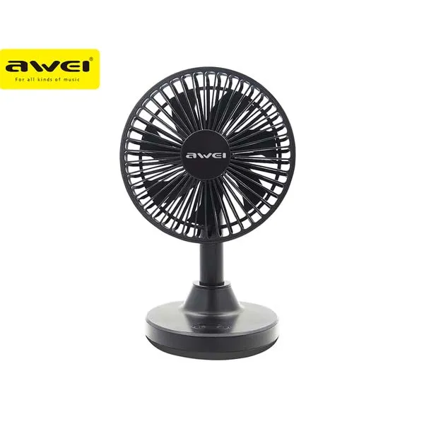Awei F29 Mini Desktop Oscillating Rechargeable Fan Awei F29 Mini Desktop Oscillating Rechargeable Fan