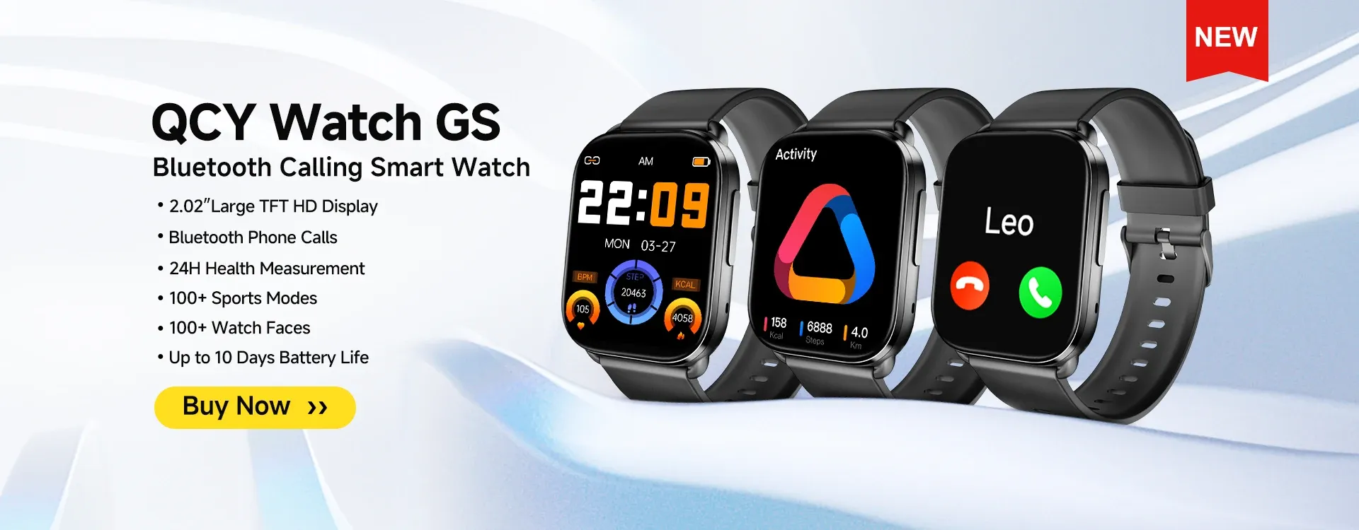 Qcy watch GS Bluetooth Calling Smartwatch