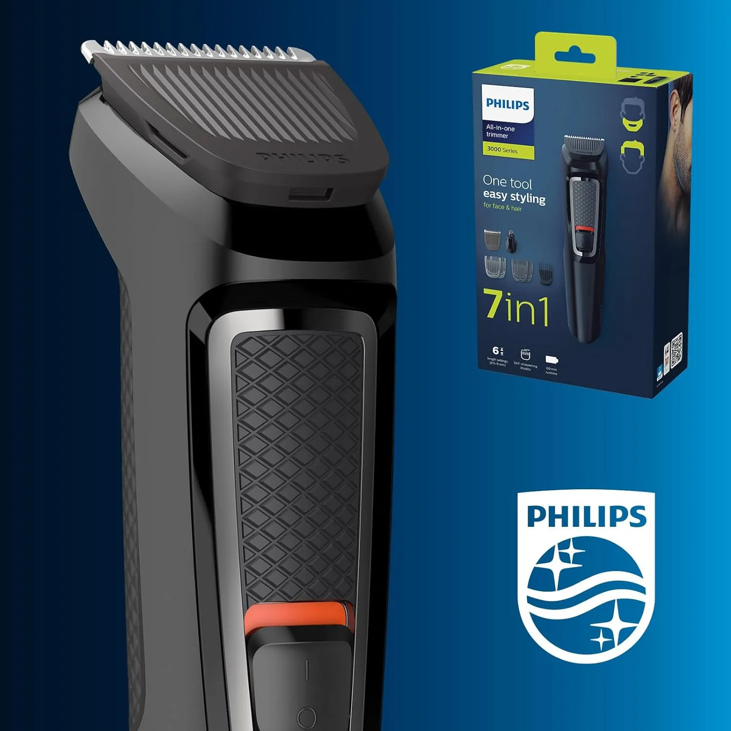 Philips Multigroom Series 3000 7-in-1 Face Hair and Body