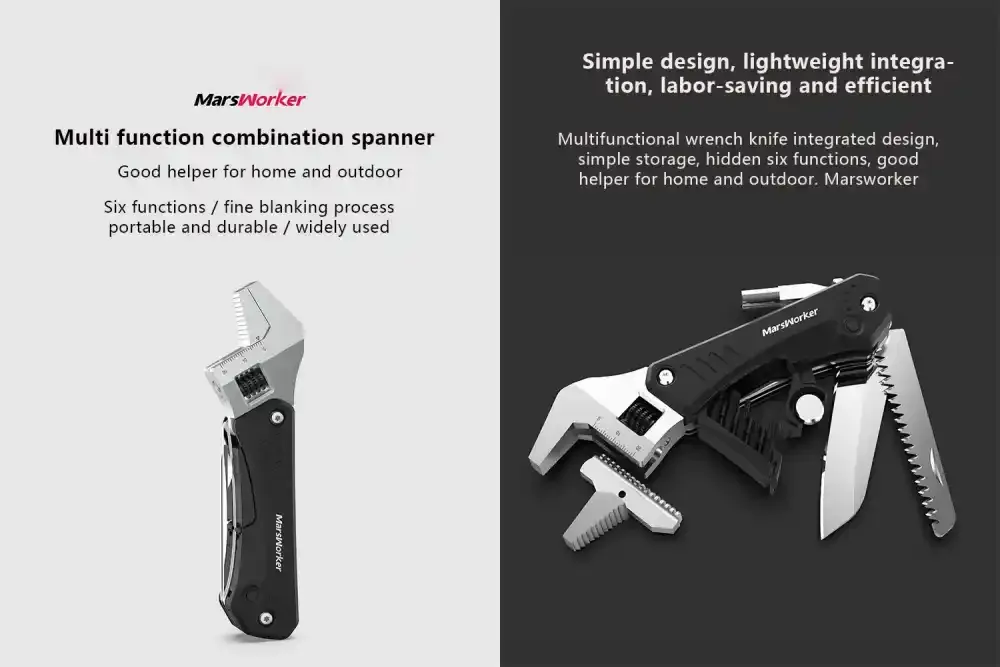 Xiaomi Mars Worker Wrench 6 in 1 Craftsman Multi-function Knife