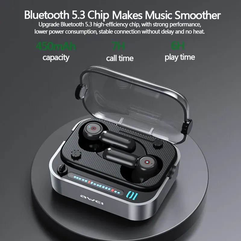  Awei T58 ANC True Wireless Earphone