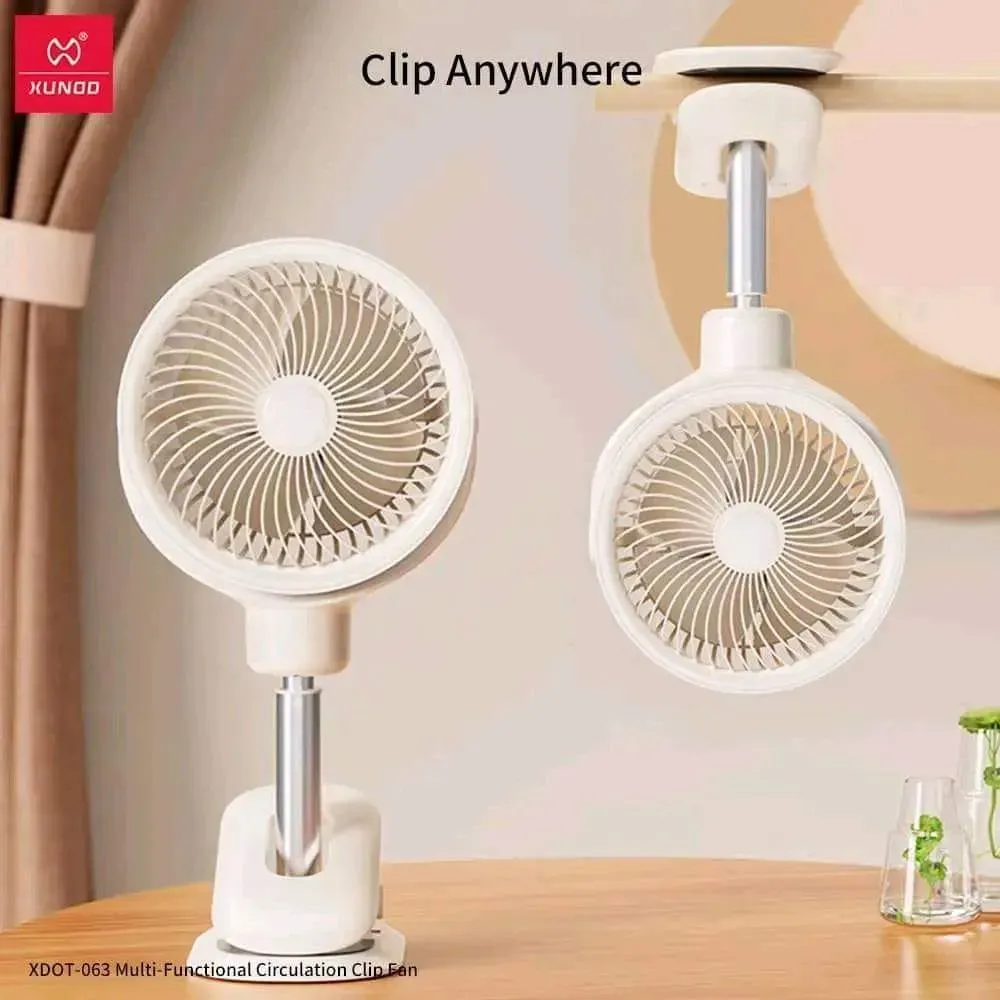 XUNDD XDOT-063 Desktop Clamp Circulating Fan 6000mAh
