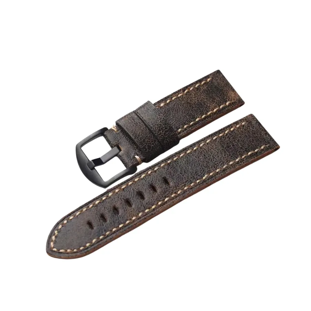 Luxury Handmade Genuine Leather Watch Strap 22mm Luxury Handmade Genuine Leather Watch Strap 22mm