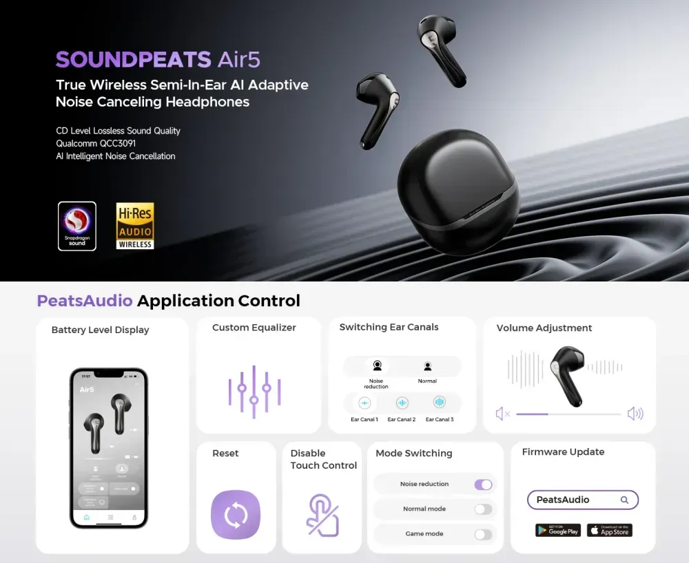 SoundPEATS Air5 True Wireless Earphone