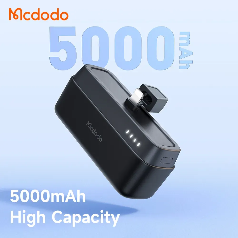 Mcdodo MC-628 20W 5000mAh Power Bank Built-in Lightning Connector Mcdodo MC-628 20W 5000mAh Power Bank Built-in Lightning Connector