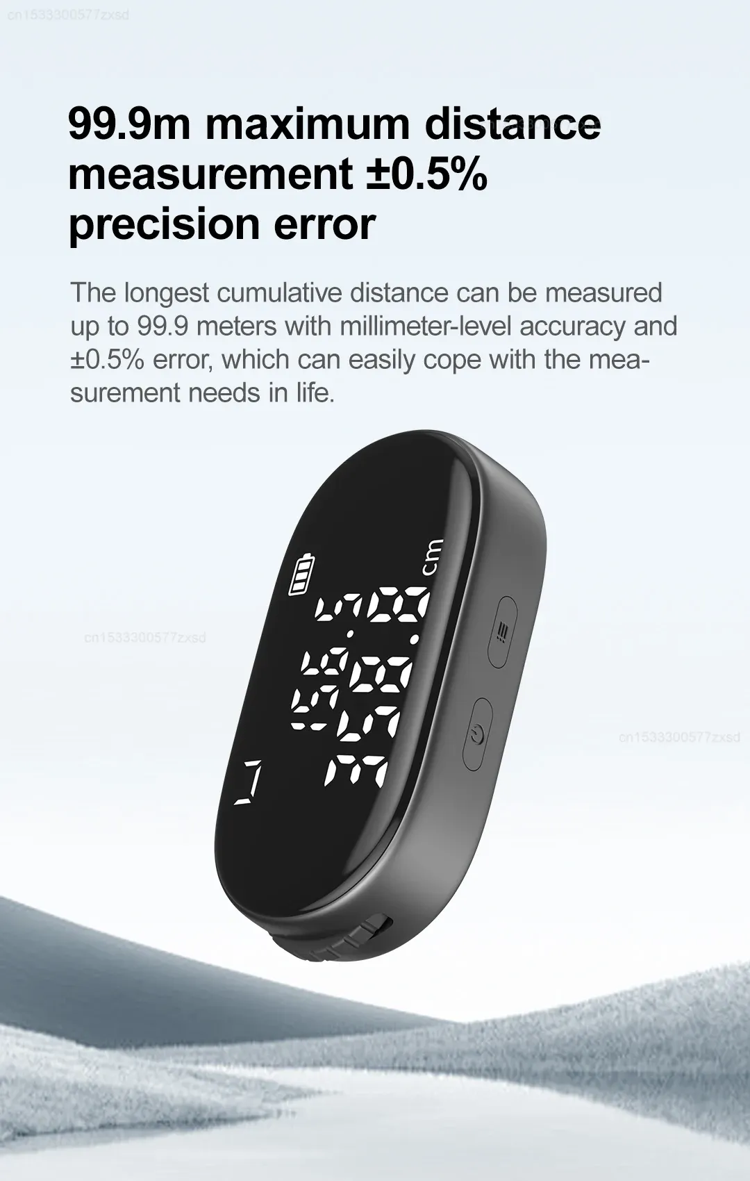 Xiaomi DUKA ATuMan Q2 Mini Electronic Ruler Digital Wheel Tape Measure
