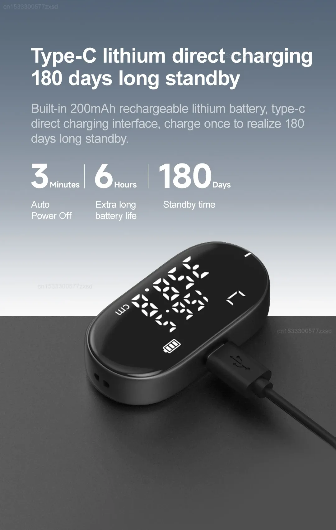 Xiaomi DUKA ATuMan Q2 Mini Electronic Ruler Digital Wheel Tape Measure
