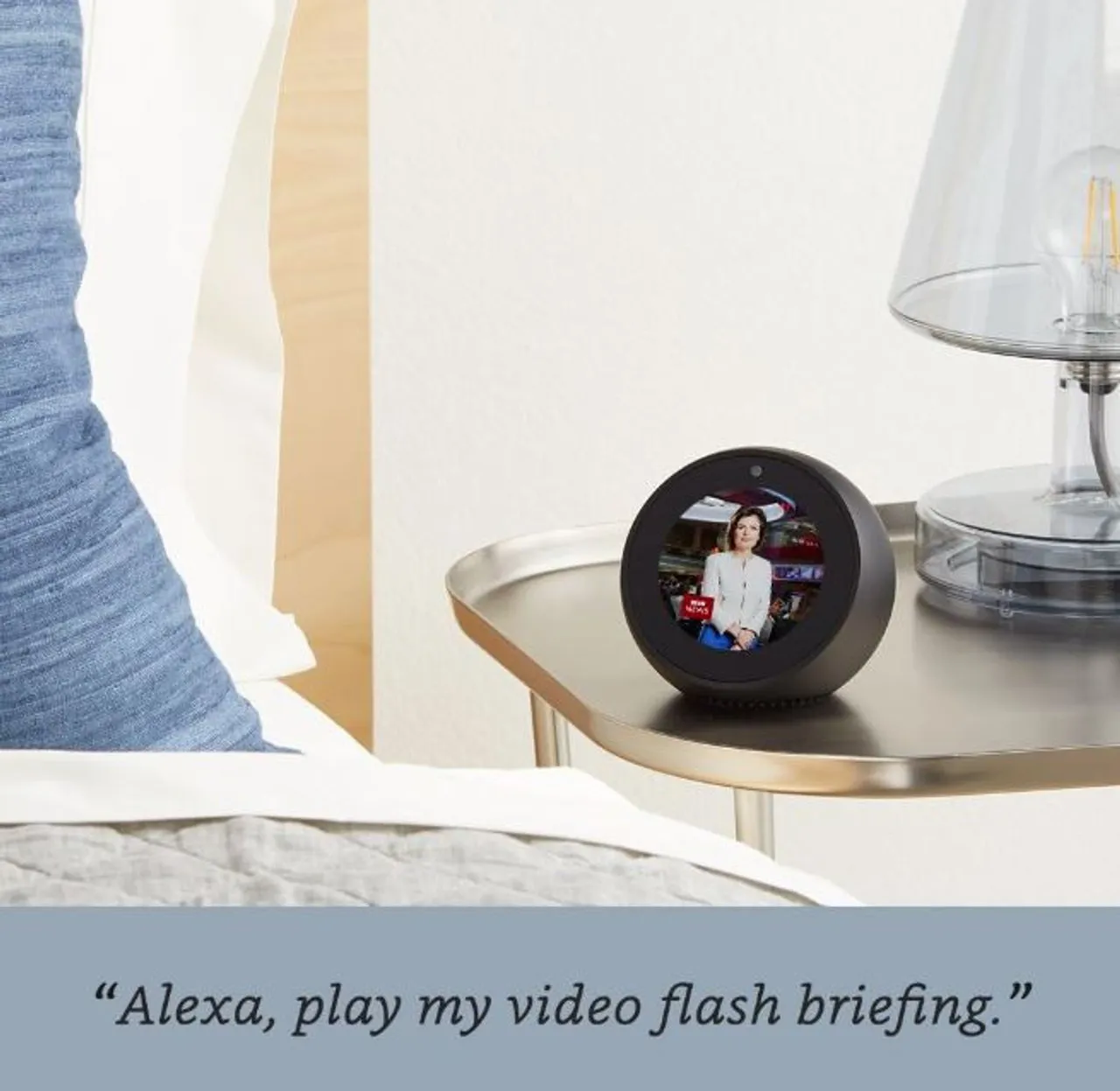 Amazon Echo Spot Smart Alarm Clock Speaker
