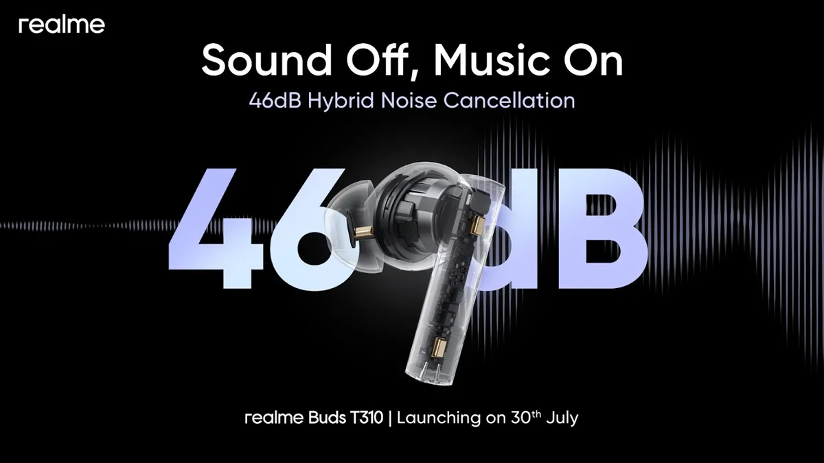 realme Buds T310 ANC TWS Earbuds

