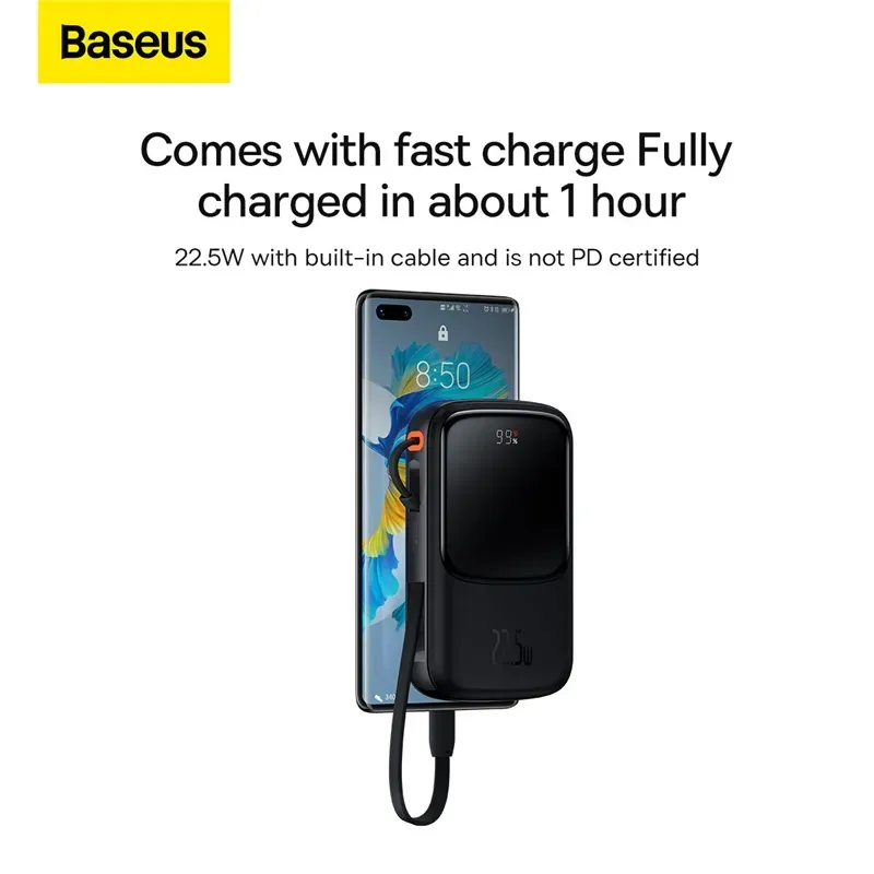 Baseus Power Bank Qpow Pro Digital Display Power Bank 20000mAh 22.5W Type-C Edition
