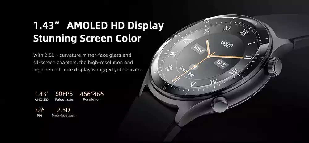 QCY Active GT 3 ATM Waterproof Bluetooth Calling Smart Watch