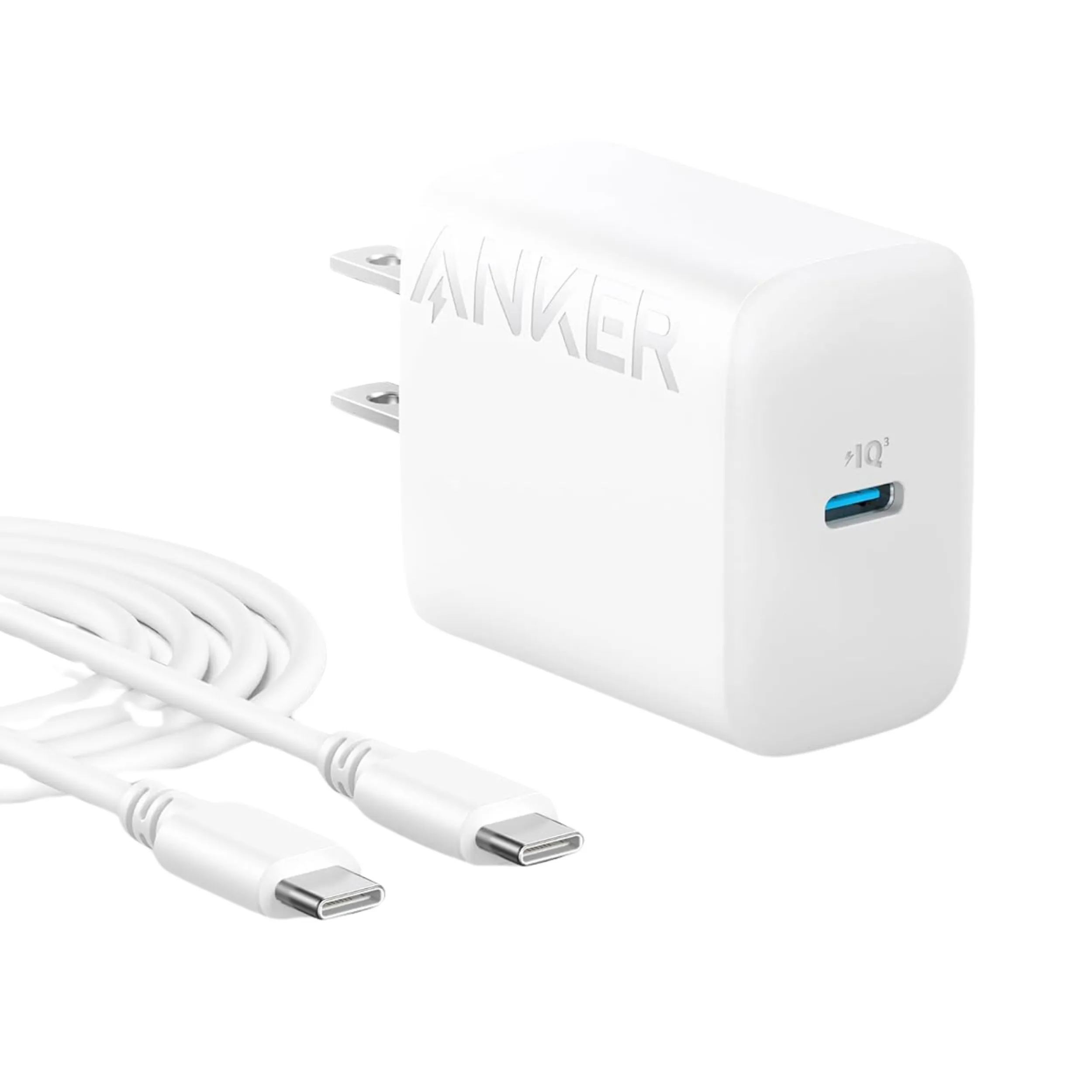 Anker 20W USB C Fast Wall Charger with Type C to C Cable Anker 20W USB C Fast Wall Charger with Type C to C Cable