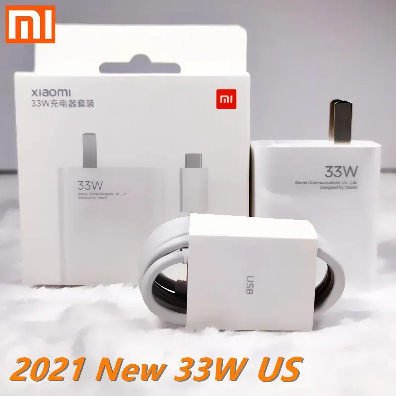 Xiaomi 33W Type-C Fast Turbo Charger with Type-C Cable