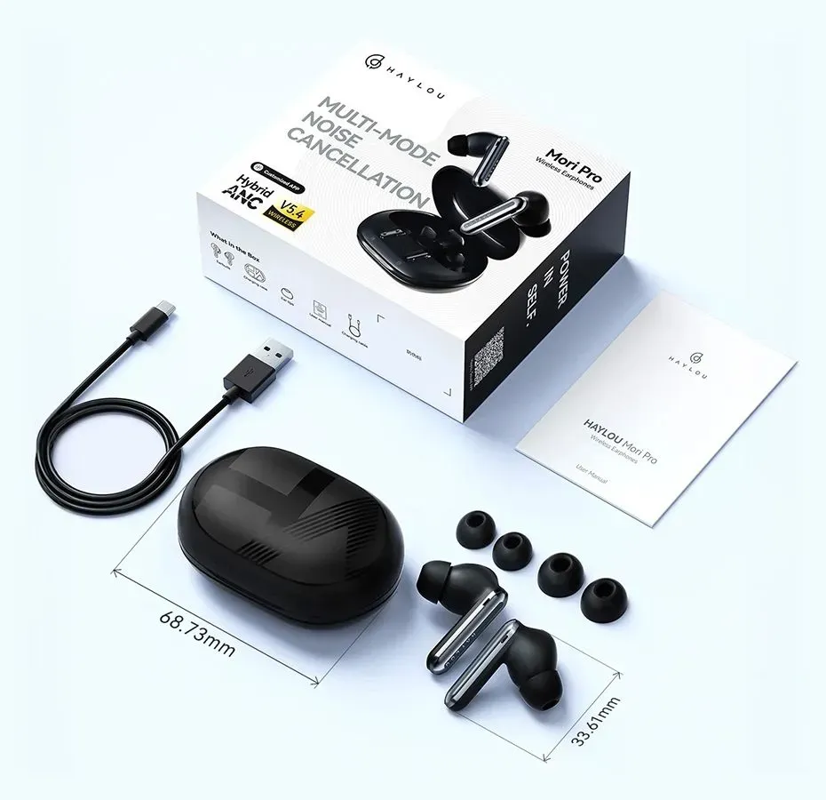 Haylou Mori Pro 43dB ANC True Wireless Earbuds