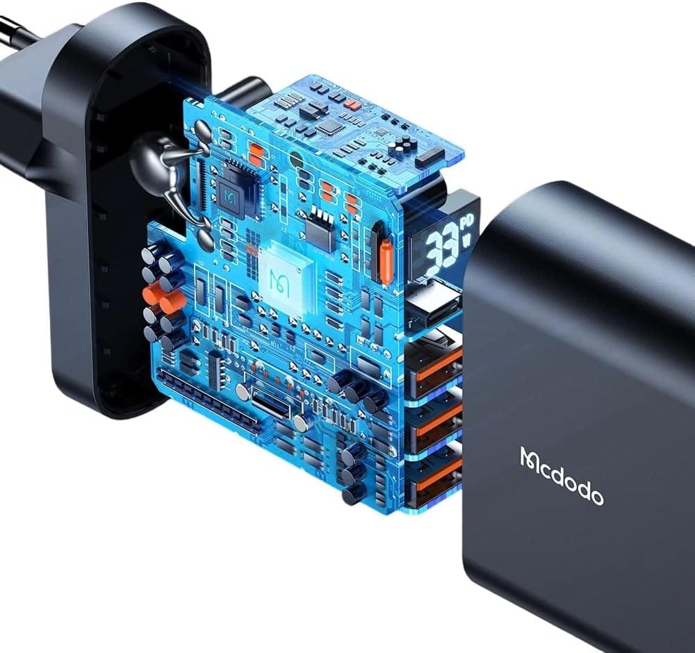 Mcdodo-CH-2250-4-Ports-33W-Digital-Display-Fast-Charging-Adapter-2