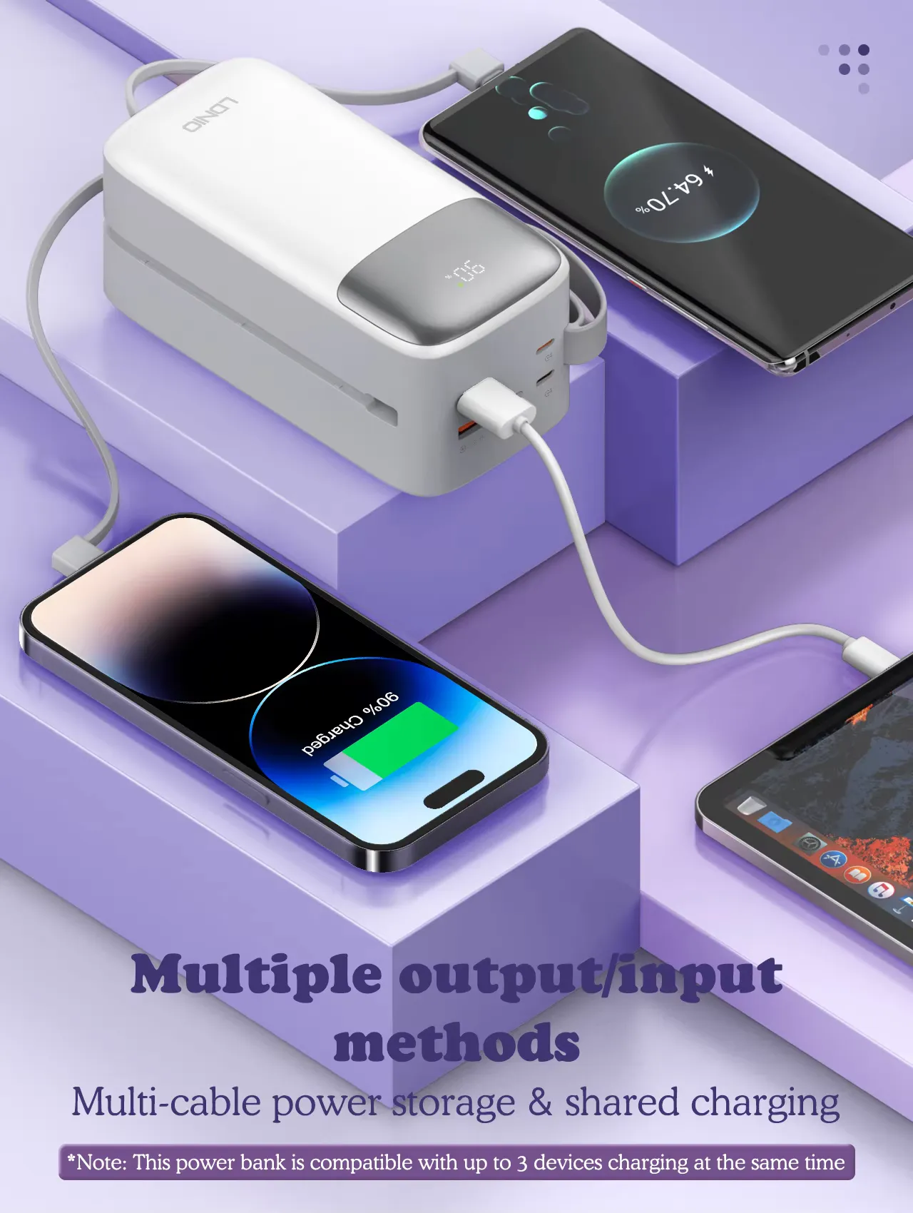 LDNIO PQ50 50000mAh Power Bank