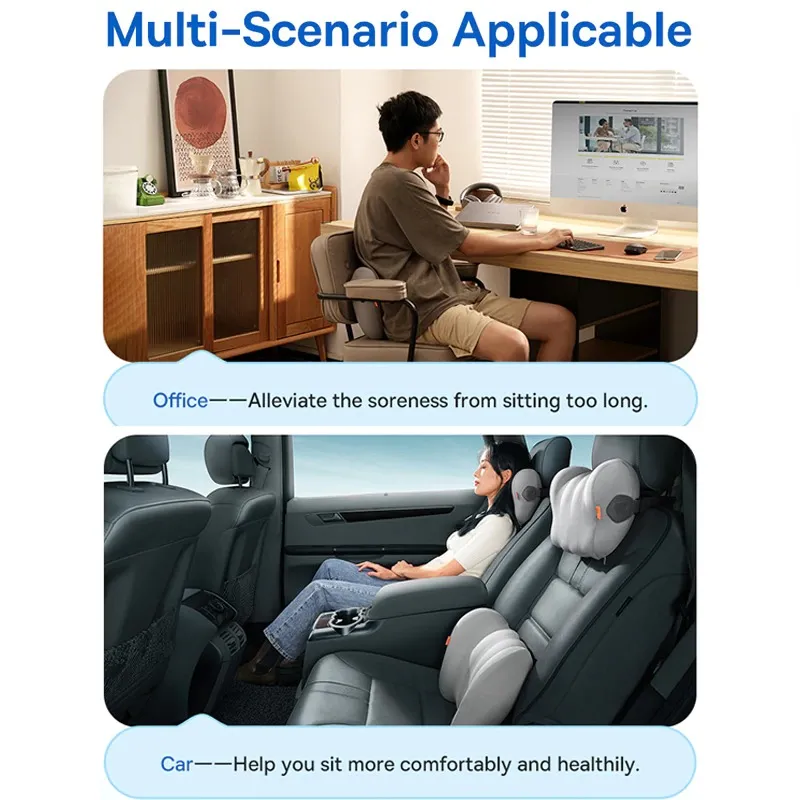 Baseus ComfortRide Series Car Headrest & Lumbar Pillow (6)