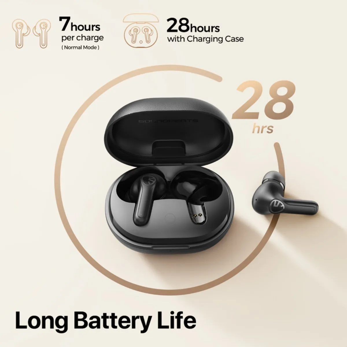 SoundPeats T3 Pro 35dB ANC Wireless Earbuds