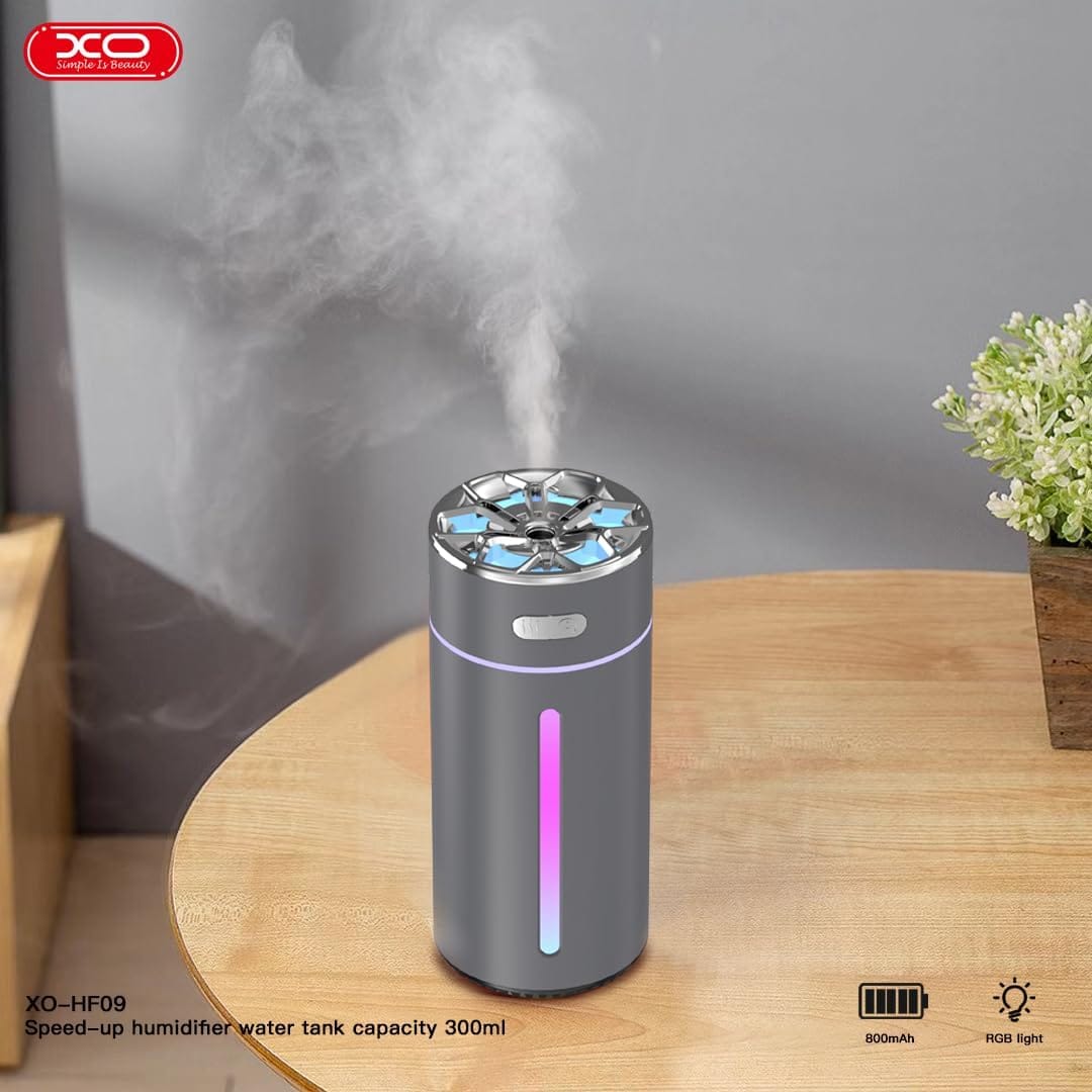 XO HF09 300ML RGB light Car Air Diffuser and Humidifier (2)