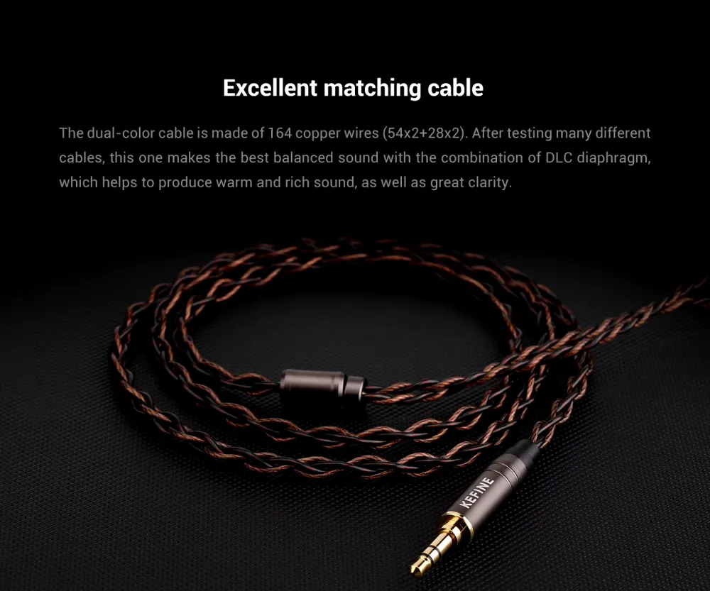 KEFINE Delci 10mm DLC+PU Diaphragm Dynamic Driver IEMs