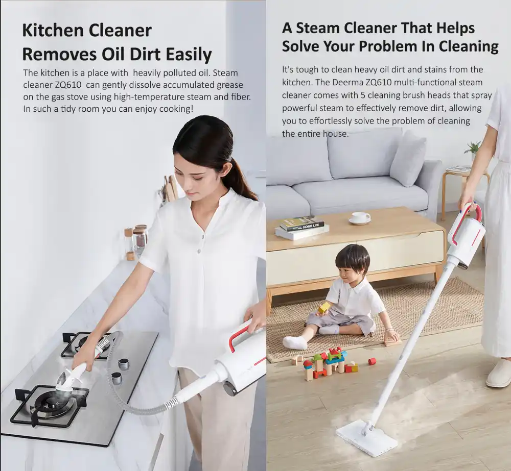 Xiaomi Deerma ZQ610 Handheld Steam Vacuum Cleaner 1600W (1)