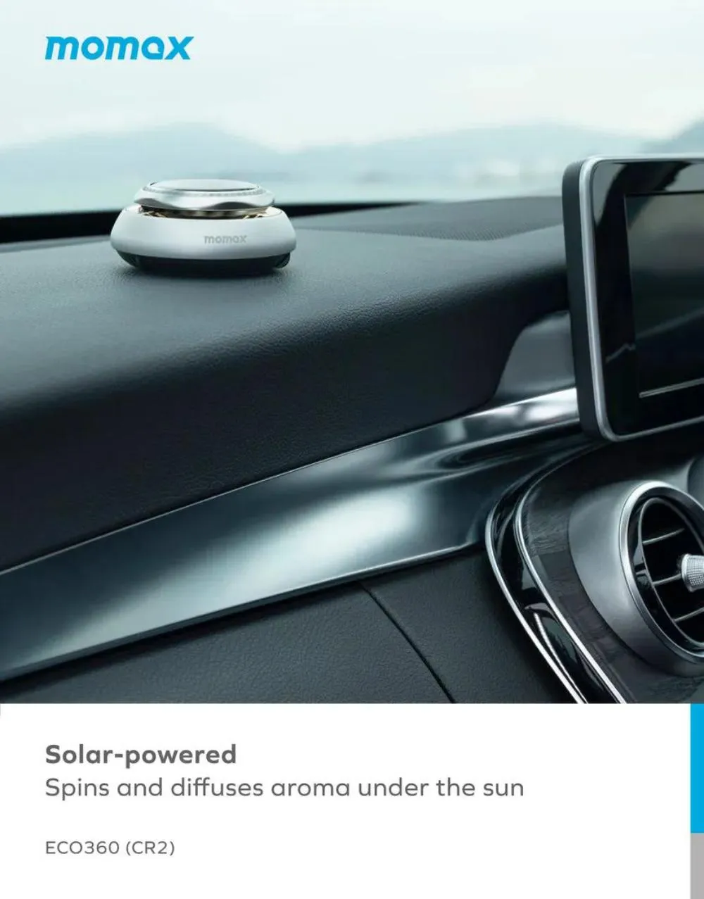 Momax Eco360 Solar Car Aroma Diffuser (CR2)