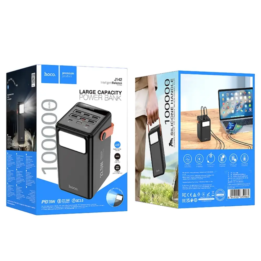 Hoco J142 22.5W 100000mAh Power Bank