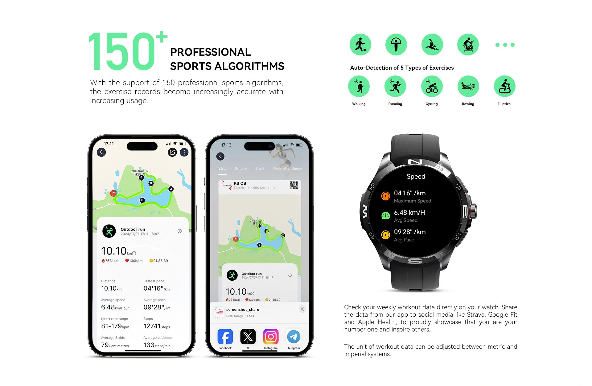 Kieslect Actor Smart Watch with GPS In BD