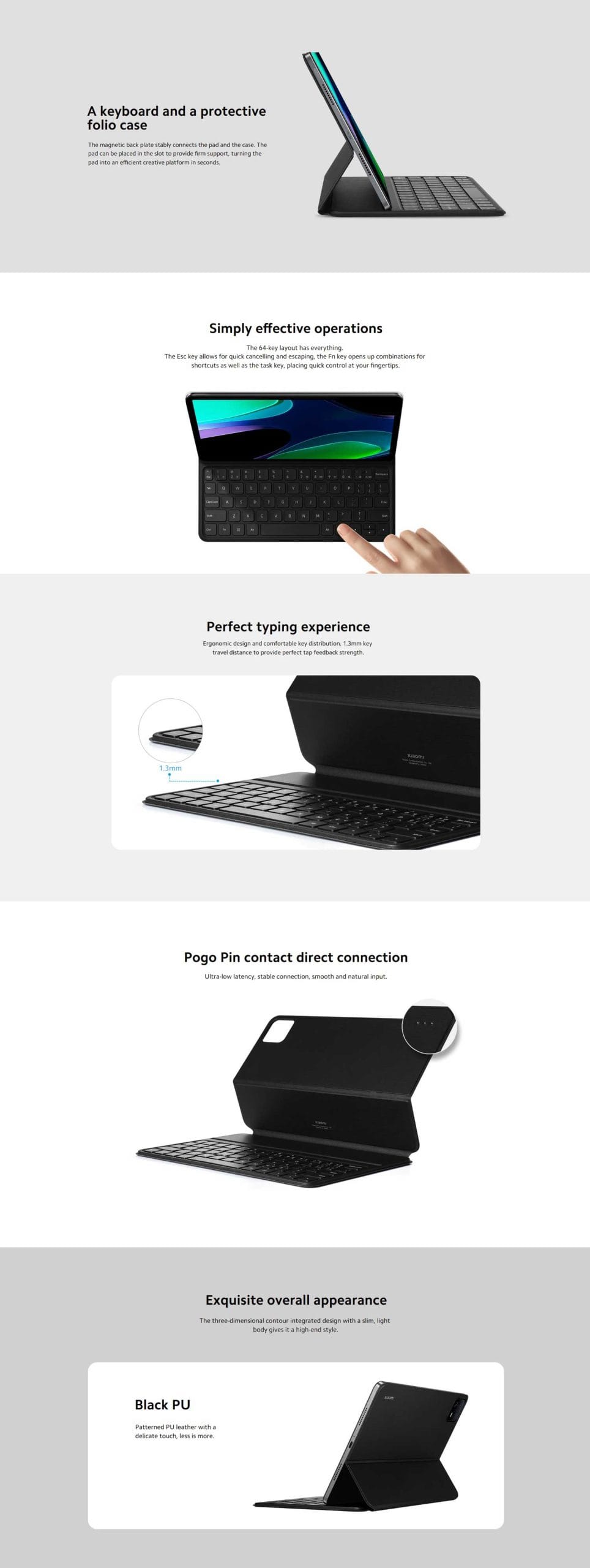 Xiaomi Pad 6 / Pad 6 Pro Keyboard Protective Case
