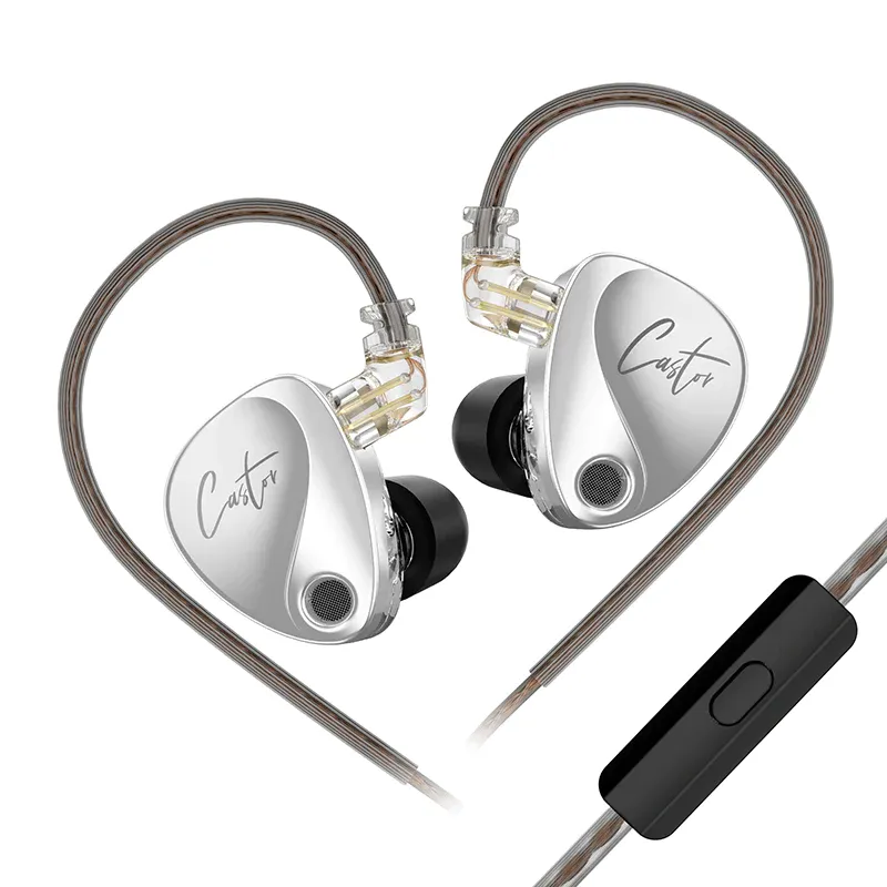 KZ Castor Tuning Adjustable Dual Driver IEM Earphones