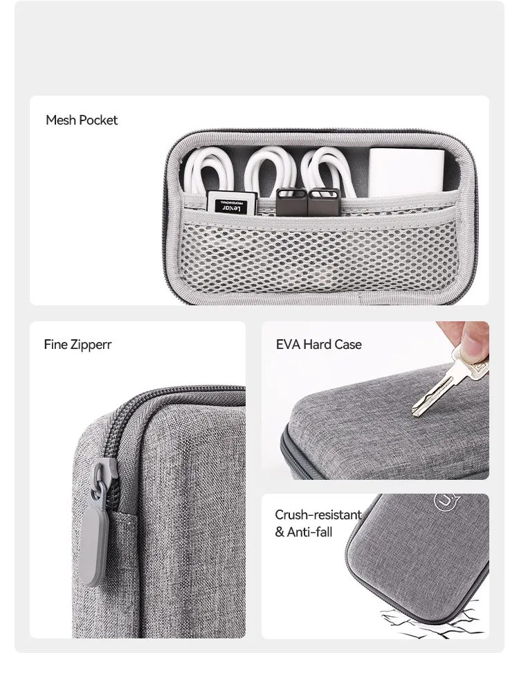 USAMS ZB263 Portable Storage Bag Pouch for Powerbank
