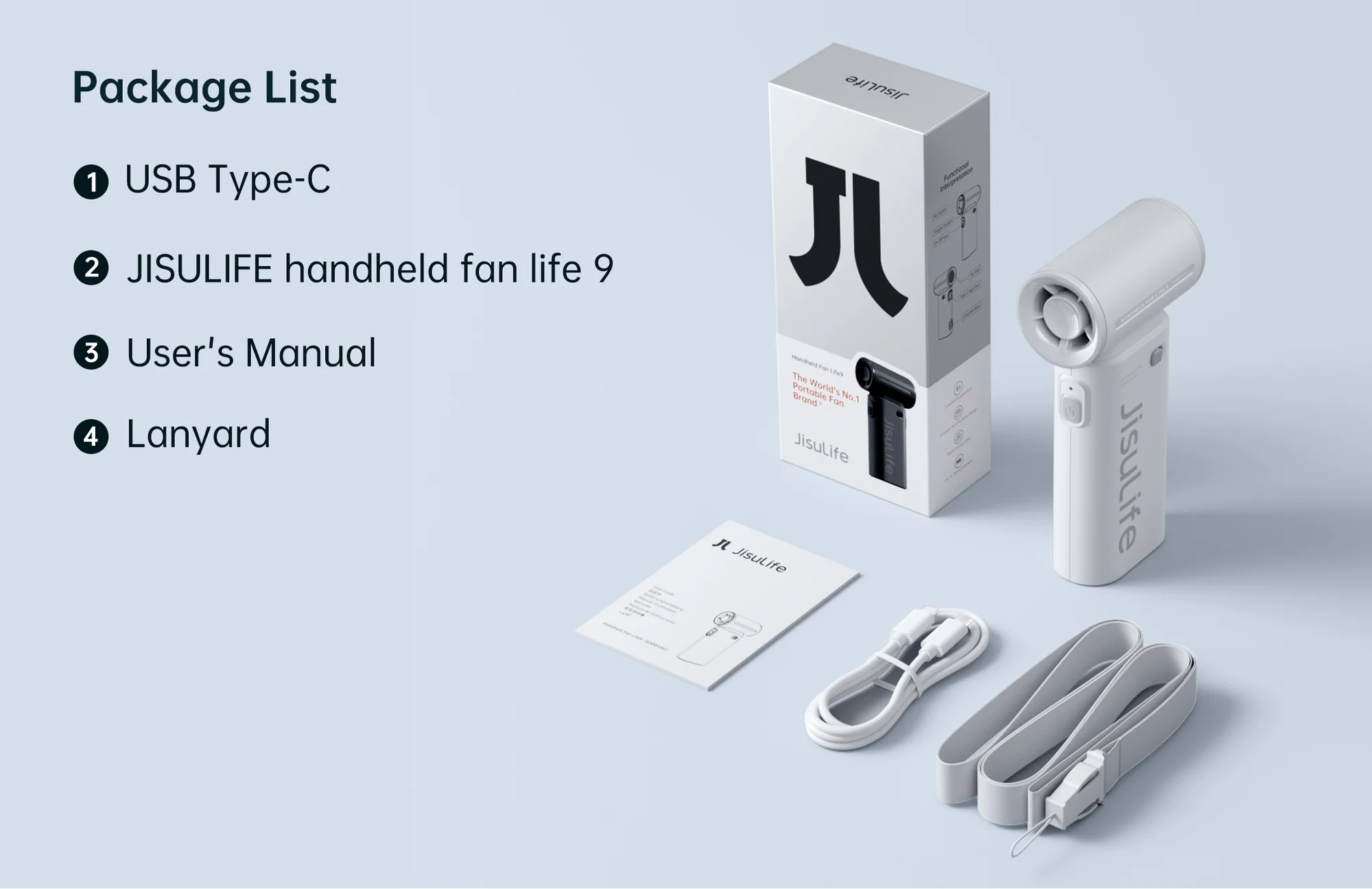 JisuLife Handheld Fan Life9(5000mh)
