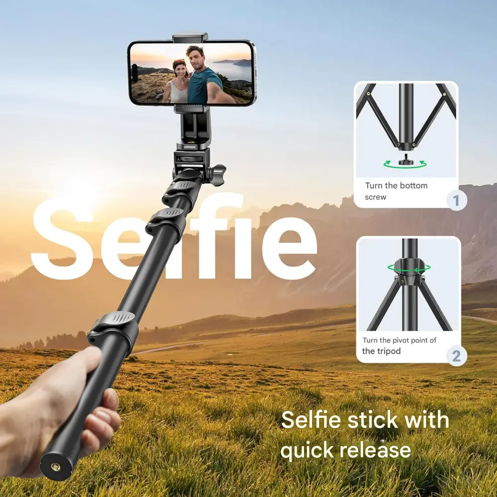 UGREEN LP680 Bluetooth Tripod Stand (15609)