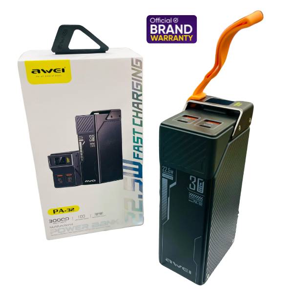 Awei PA32 30000mAh Power Bank 22.5W Fast Charging