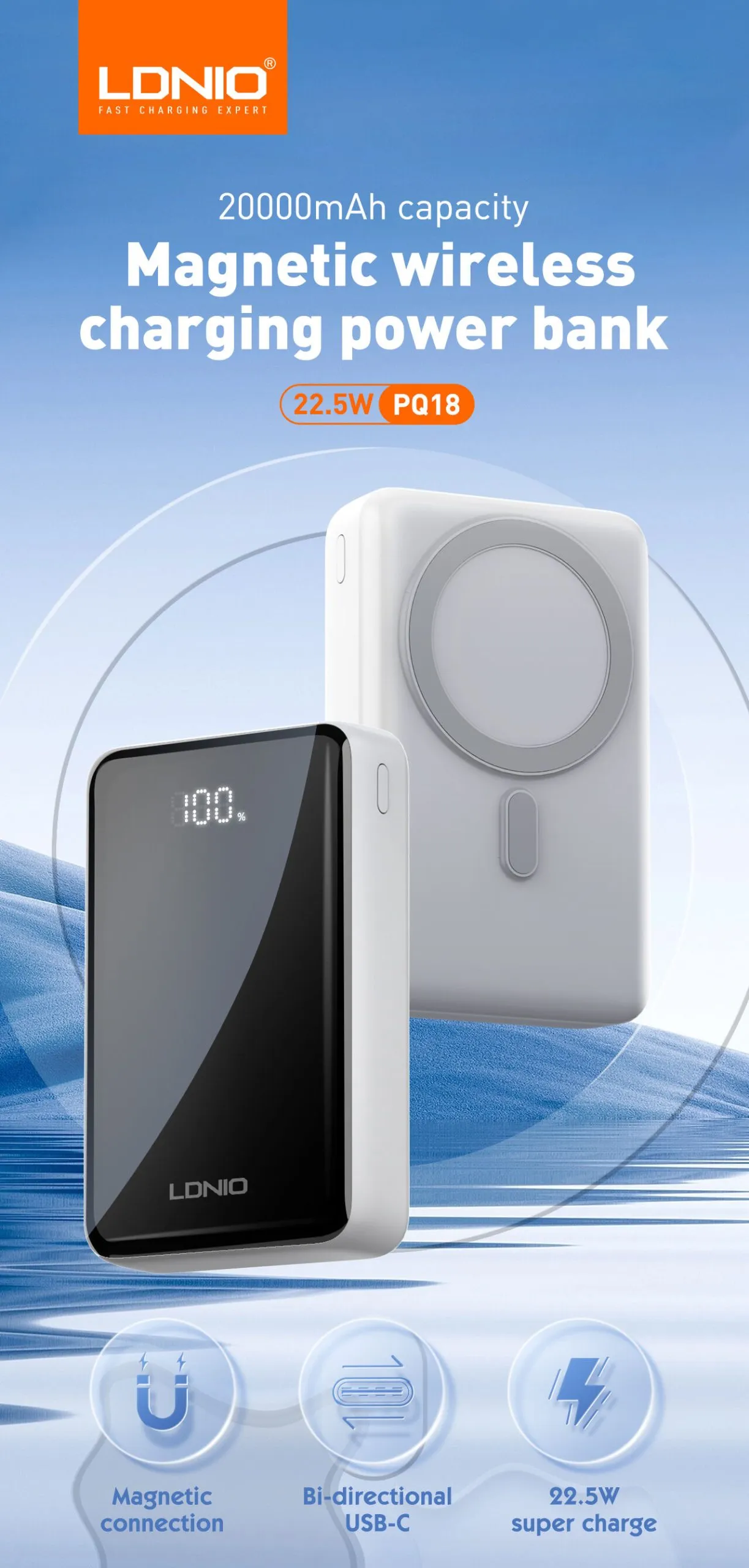 LDNIO PQ18 22.5W 