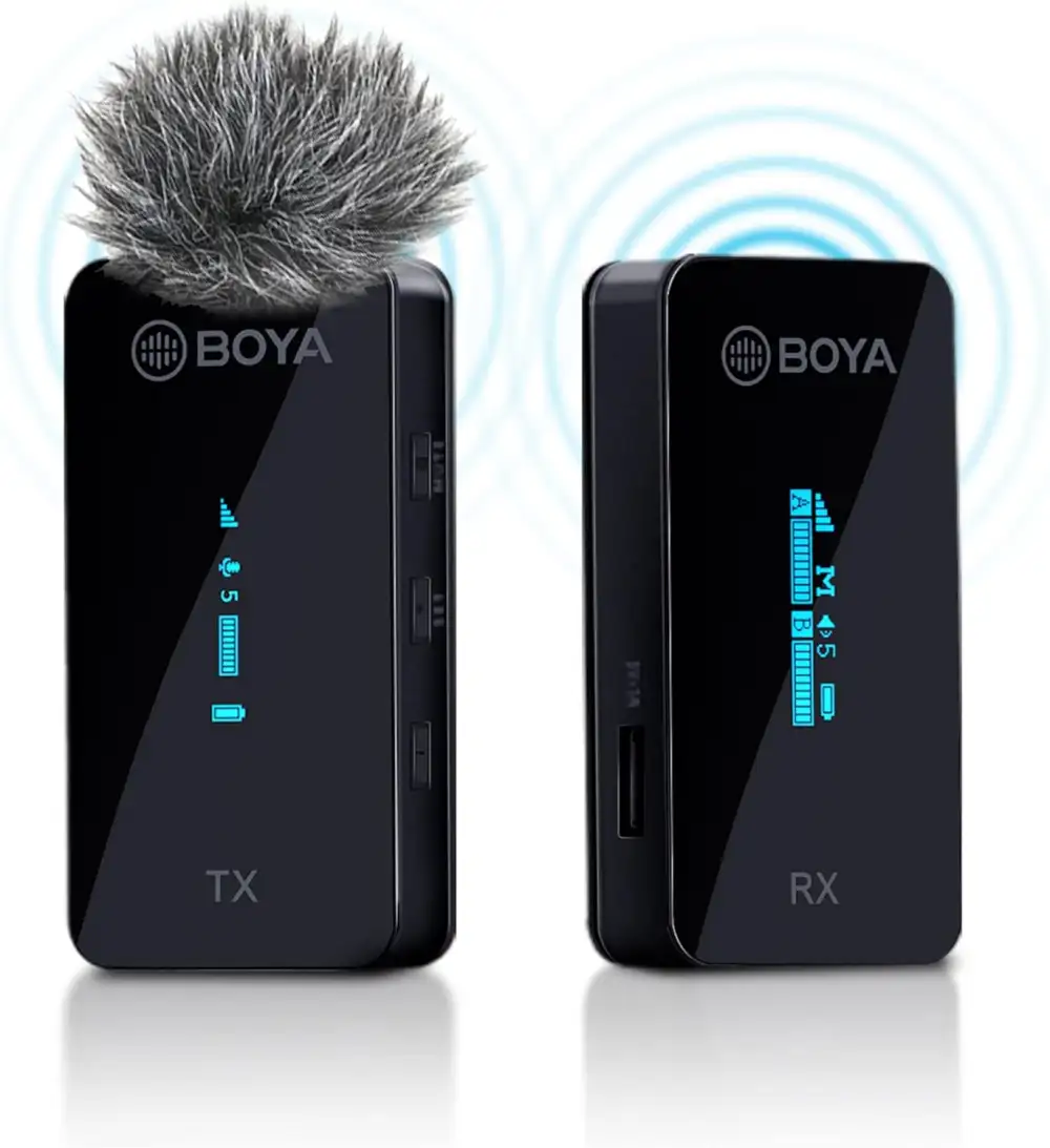 BOYA BY-XM6-K1 2.4GHz Ultra-compact Wireless Microphone System Kit
