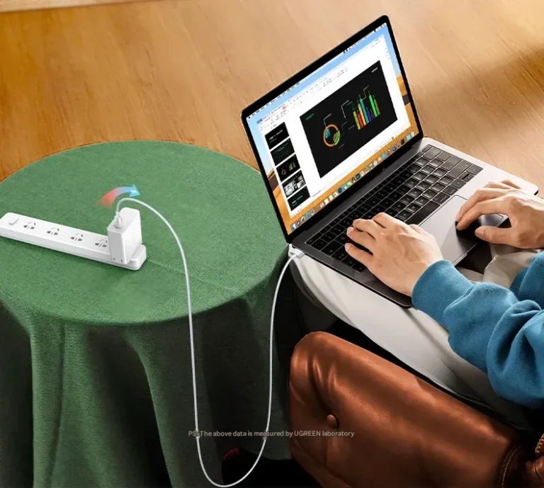 Ugreen 35509 140W USB-C to Magsafe 3 Braided Charging Cable for MacBook Pro / Air – 2m (US530) 