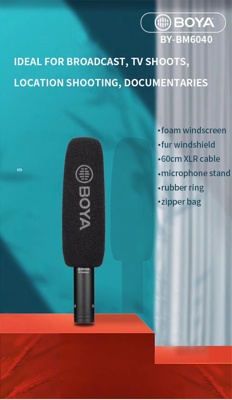 Boya BY-BM6040 Cardioid Shotgun Microphone