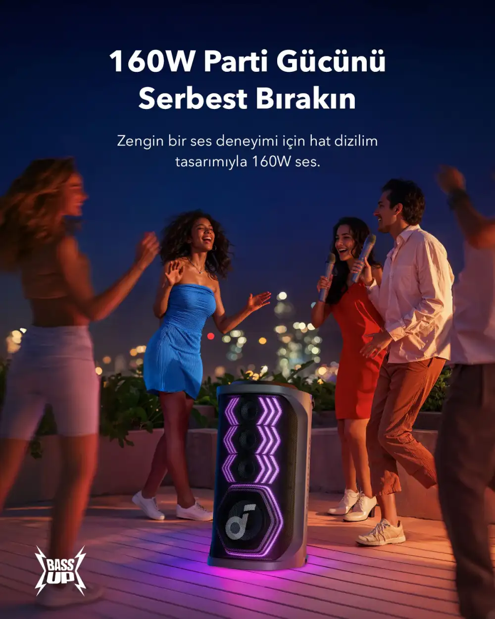 Anker Soundcore Rave 3 Wireless Karaoke Party Speaker