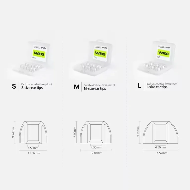 EPZ M100 Liquid Silicone Eartips for IEM Earphone Bluetooth Earbuds