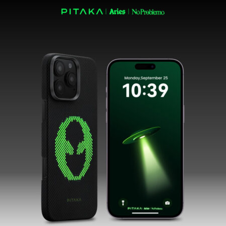 Pitaka Aries Tactile Woven Case for iPhone 16 Pro / 16 Pro Max -Alien