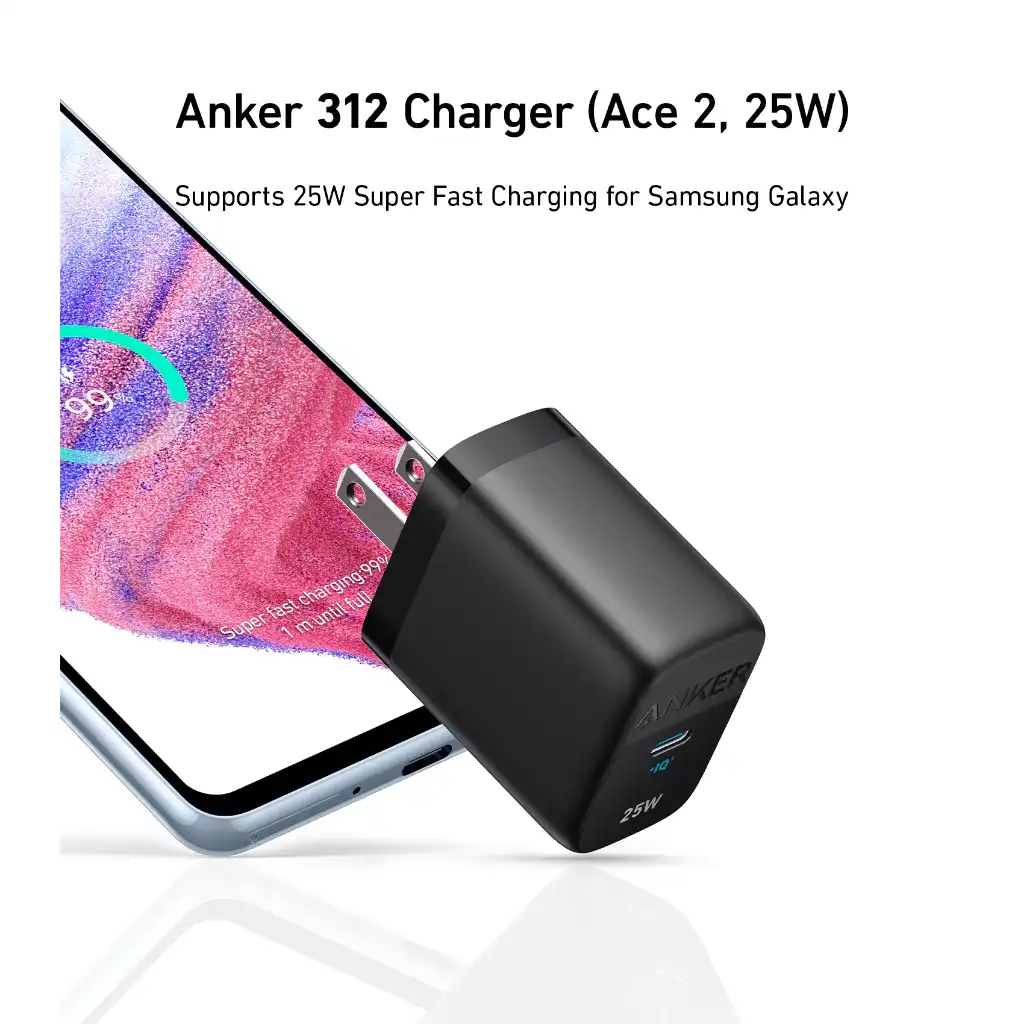 Anker 25w Ace 312 Charger For Samsung PPS Support