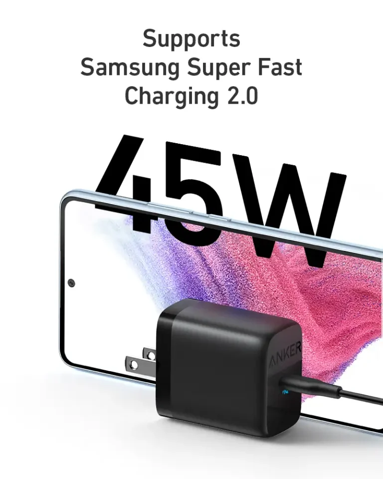 Anker 313 Ace 2 45W USB-C Super Fast Charger 2.0 (US PIN)