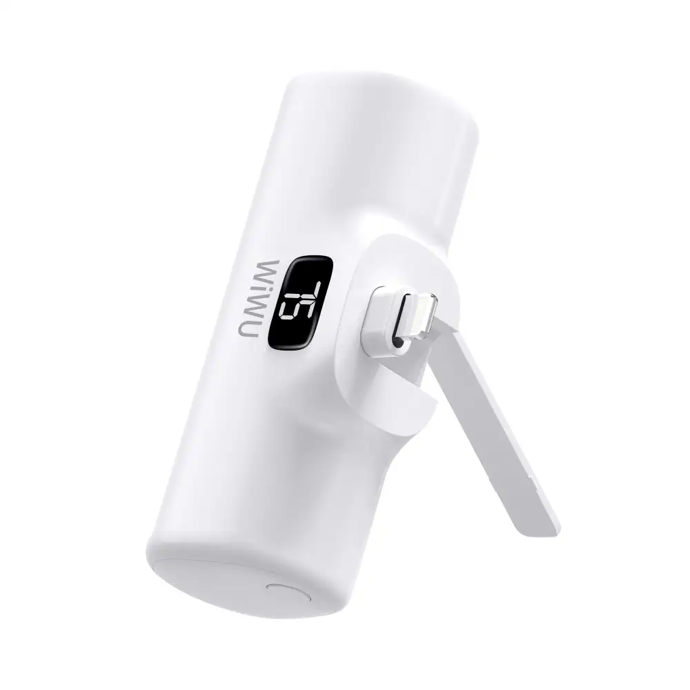 WIWU P017 5000mAh CAPSULE TAIL PLUG MOBILE POWER SUPPLY