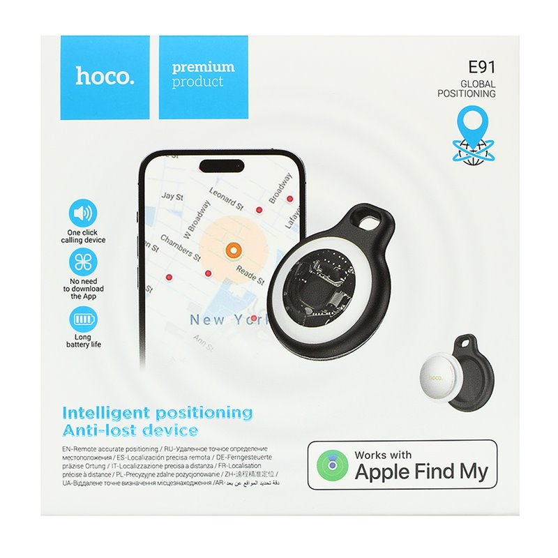 HOCO E91 Smart GPS Tracker Finder White