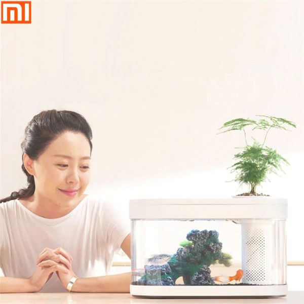 Xiaomi HFJH C180 Geometry Aquarium Small Water Fish Tank