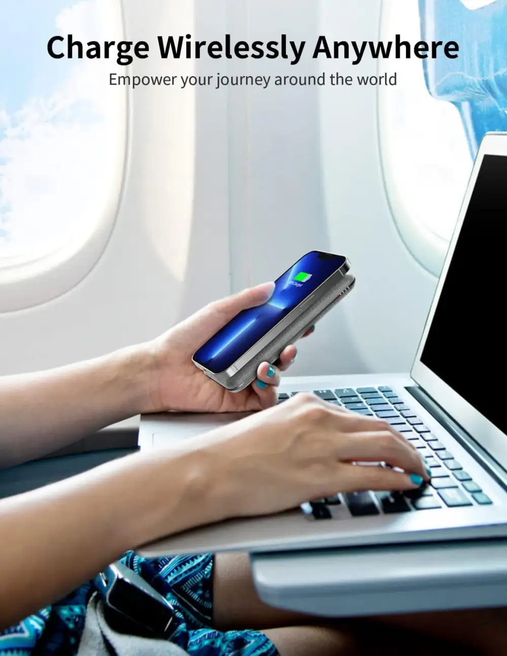 Momax Q.POWER TOUCH 10000mAh WIRELESS BATTERY PACK (IP91MFI)