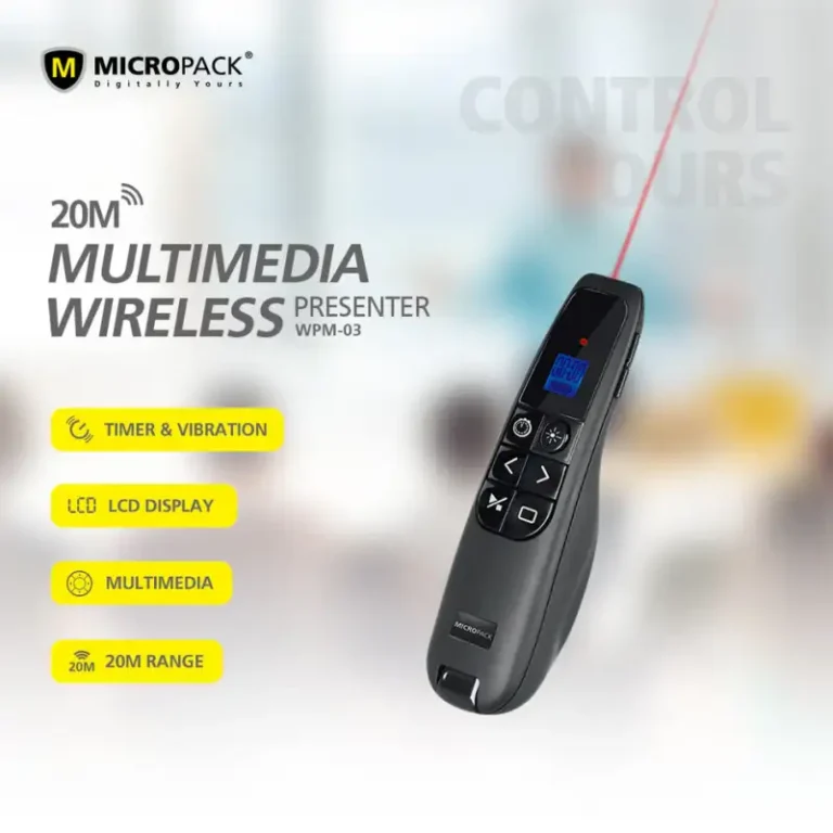 Micropack WPM-03 Multimedia Wireless Red laser Presenter